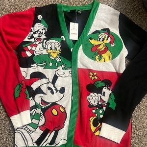 NWT Mickey and friends Christmas sweater